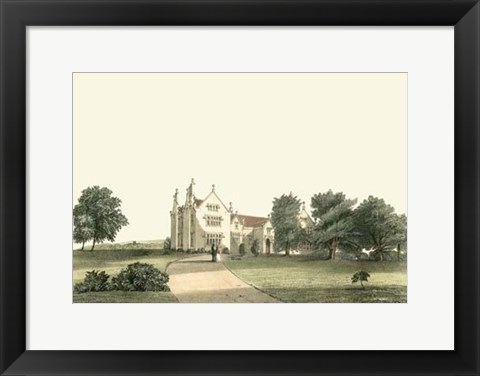 Framed Lancashire Castles V Print