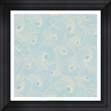 Framed Spiral Motif IV Print