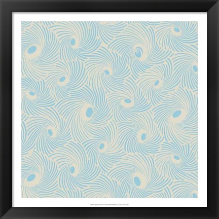 Framed Spiral Motif IV Print