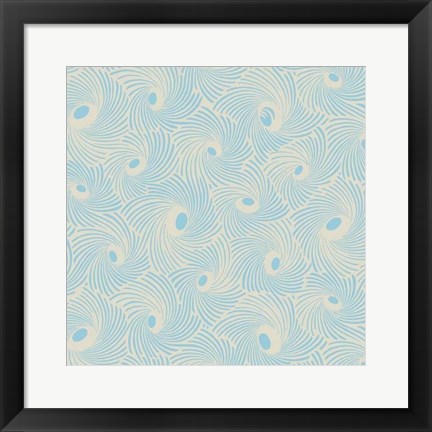 Framed Spiral Motif IV Print