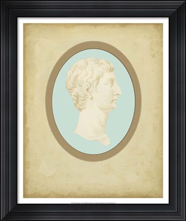 Framed Spa Cameo I Print