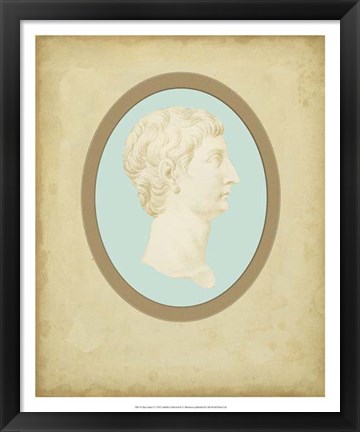 Framed Spa Cameo I Print