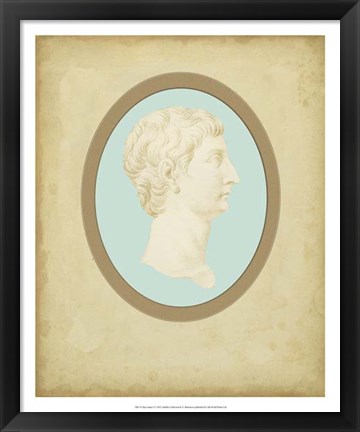 Framed Spa Cameo I Print