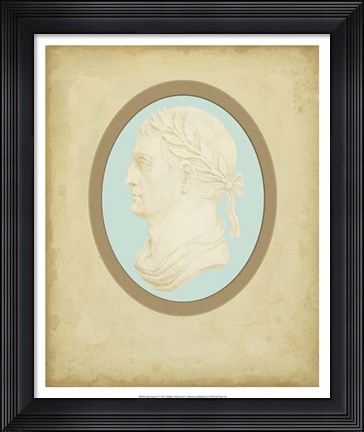 Framed Spa Cameo IV Print