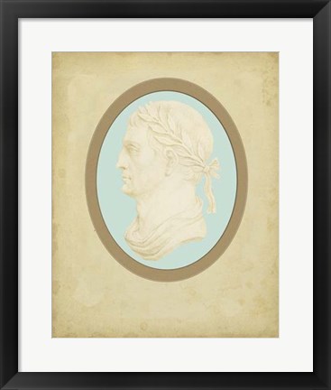 Framed Spa Cameo IV Print