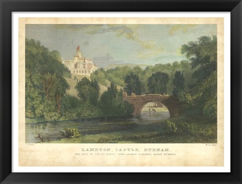 Framed Lambton Castle Print