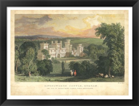 Framed Ravensworth Castle Print