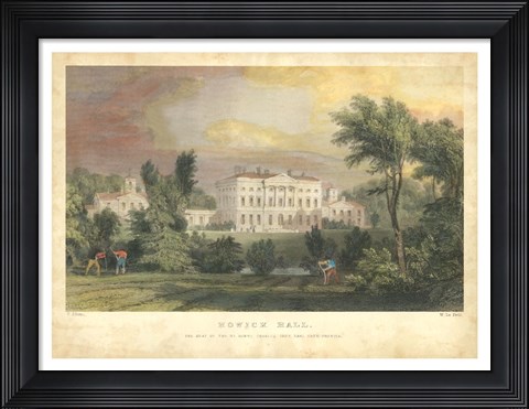 Framed Howick Hall Print