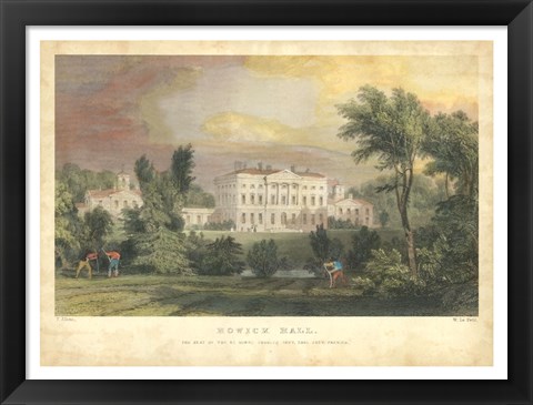 Framed Howick Hall Print