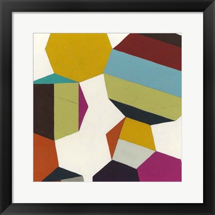 Framed Poly-Rhythmic III Print