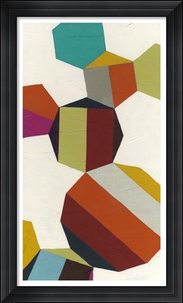 Framed Poly-Rhythmic V Print