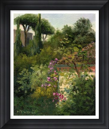 Framed Villa Next Door Print