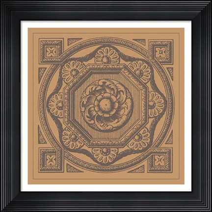 Framed Terra Cotta Tile I Print