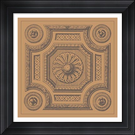 Framed Terra Cotta Tile III Print