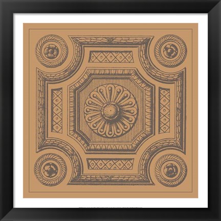 Framed Terra Cotta Tile III Print