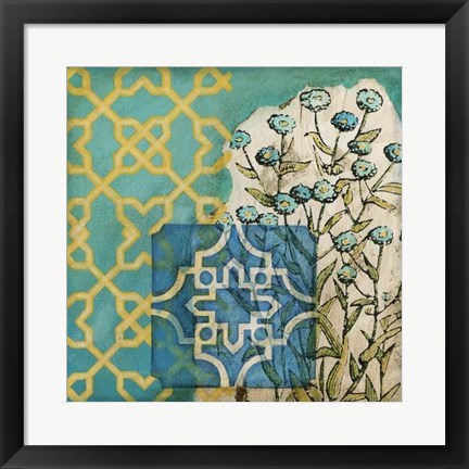 Framed Artisan Garden I Print