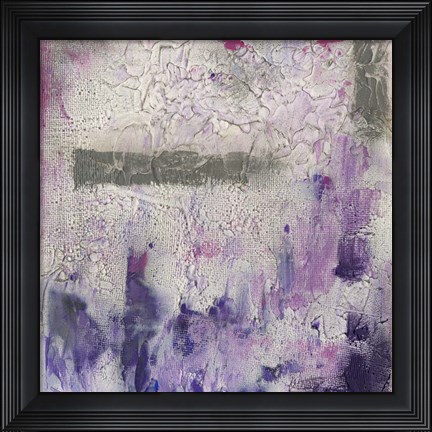 Framed Dusty Violet I Print