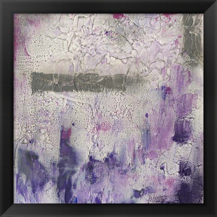 Framed Dusty Violet I Print