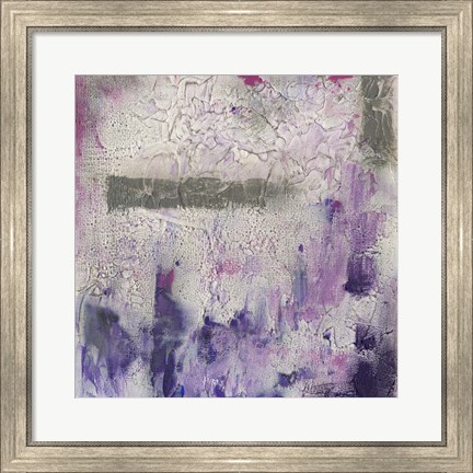 Framed Dusty Violet I Print