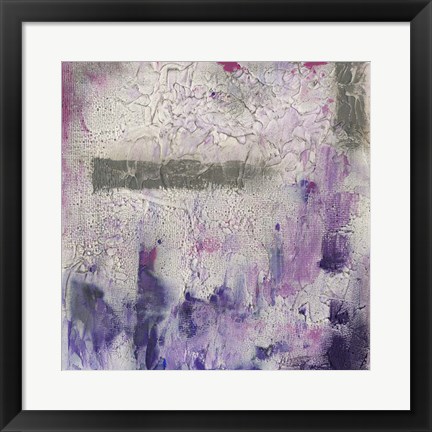 Framed Dusty Violet I Print