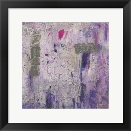 Framed Dusty Violet II Print