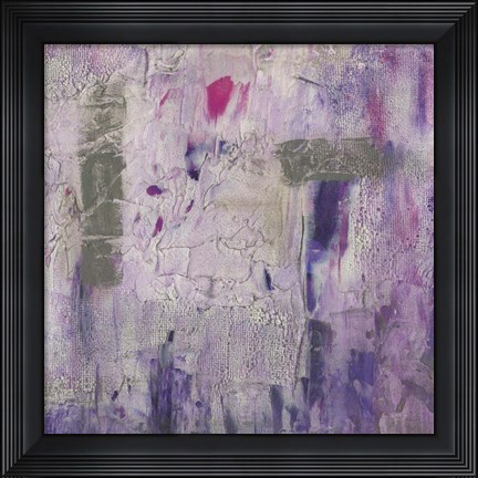 Framed Dusty Violet II Print