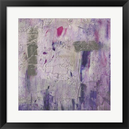 Framed Dusty Violet II Print