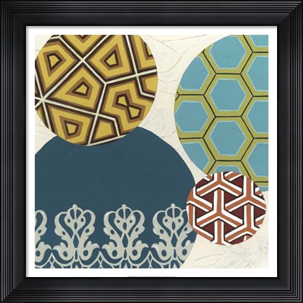 Framed Paper Lanterns II Print
