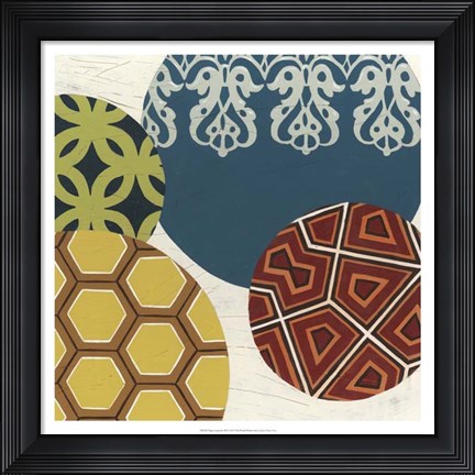 Framed Paper Lanterns III Print