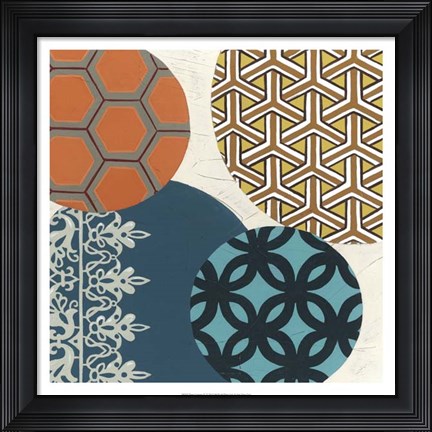 Framed Paper Lanterns IV Print