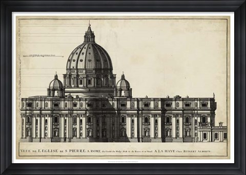 Framed St. Peter&#39;s, Rome Print
