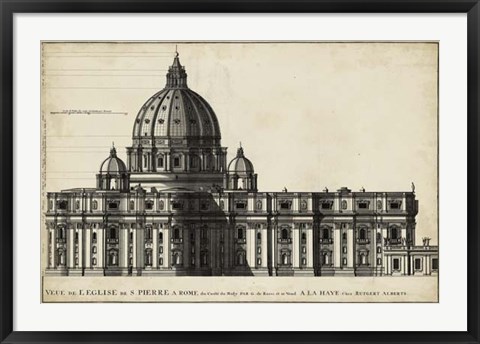 Framed St. Peter&#39;s, Rome Print