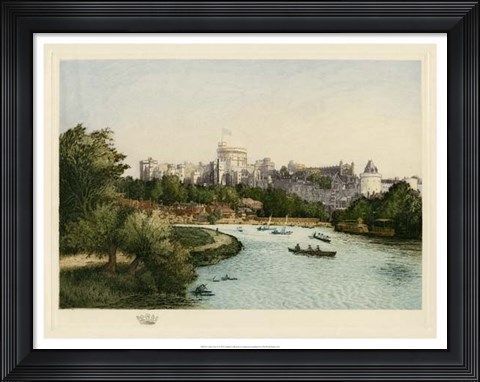 Framed Castle View I Print
