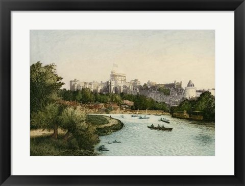 Framed Castle View I Print