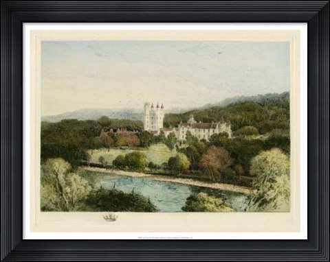 Framed Castle View II Print