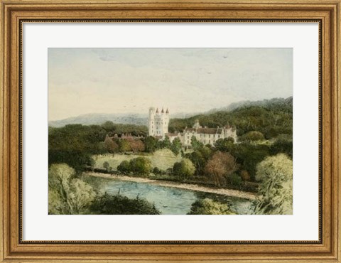 Framed Castle View II Print