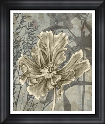 Framed Tulip &amp; Wildflowers II Print