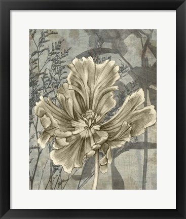 Framed Tulip &amp; Wildflowers II Print