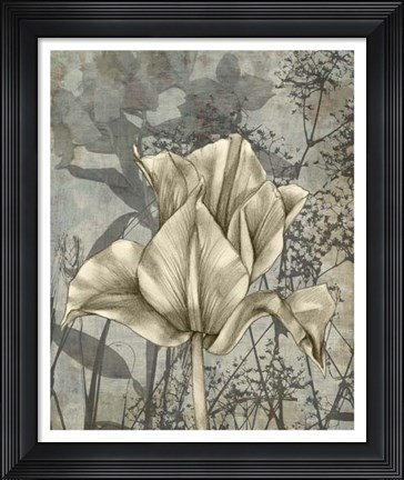 Framed Tulip &amp; Wildflowers IV Print