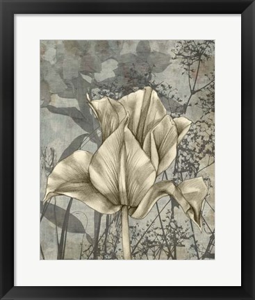 Framed Tulip &amp; Wildflowers IV Print