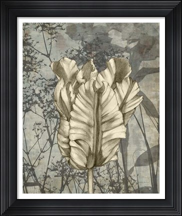 Framed Tulip &amp; Wildflowers VII Print