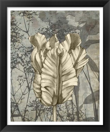 Framed Tulip &amp; Wildflowers VII Print