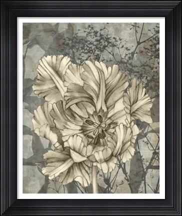 Framed Tulip &amp; Wildflowers IX Print