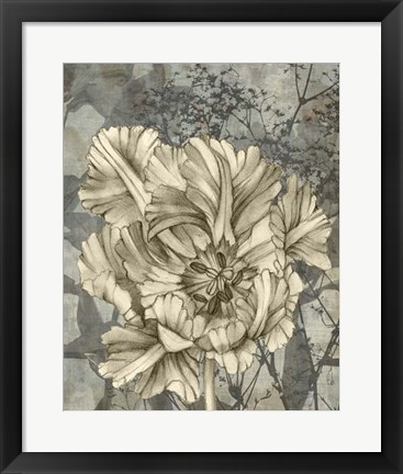 Framed Tulip &amp; Wildflowers IX Print