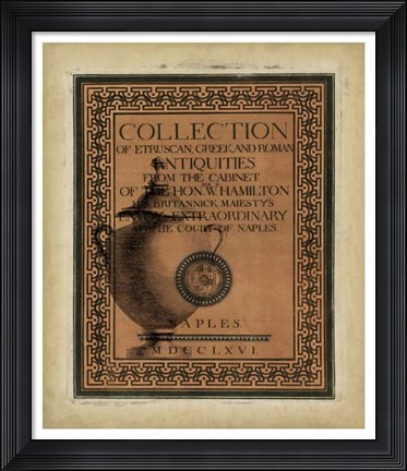 Framed Antiquities Collection II Print