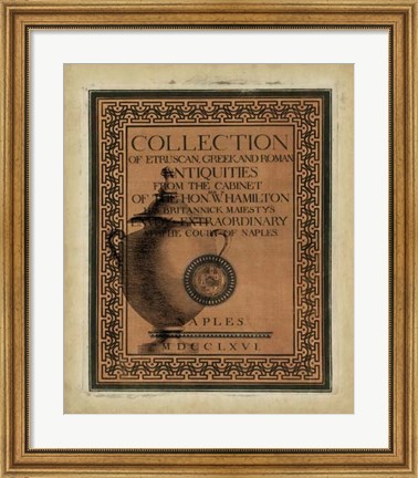 Framed Antiquities Collection II Print