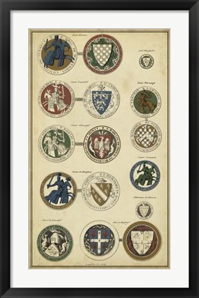 Framed Imperial Crest I Print