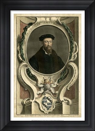 Framed Portrait VI Print