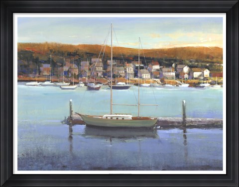Framed Harbor View II Print