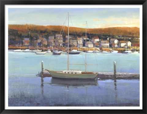 Framed Harbor View II Print